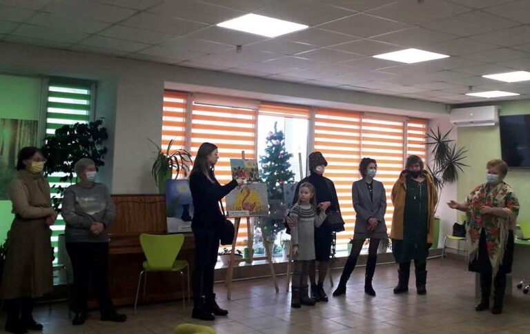 Відкриття виставки художніх робіт «Я талант 2021»
