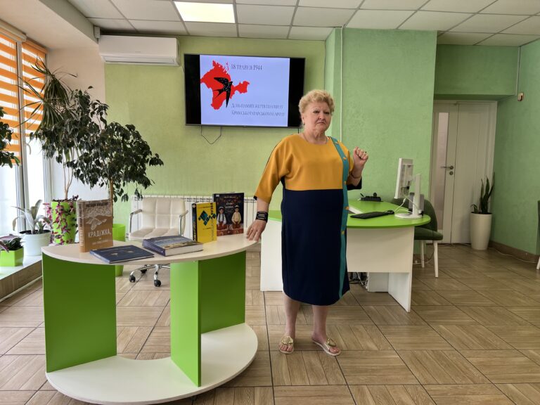 День інформування «Пам’ять про втрати й боротьбу за право бути вдома» в бібліотеці ім. Миколи Руденка